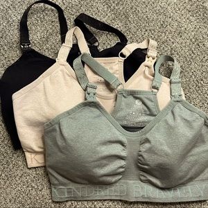 Set of 3 Kindred Bravely nursing bras